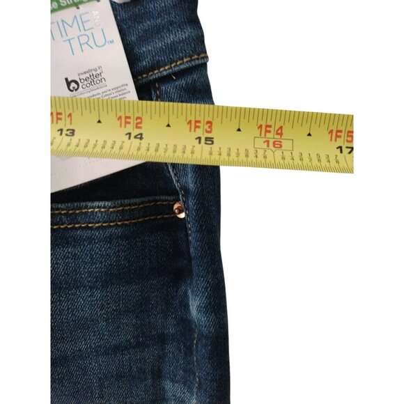 Time & Tru Women's Regular Fit Jeans, Size 6, Dark Wash. NWT - Picture 5 of 6